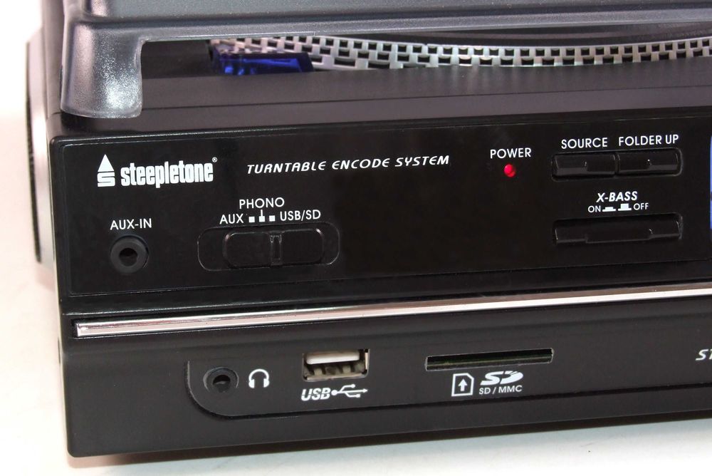 Pickup STEEPLETONE: digitalizeaza, transforma semnalul audio de la LP-uri, casete, benzi, CD-uri in MP3, NOU