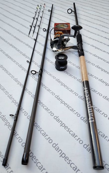 SET FEEDER Lanseta DEXTER 3,30m 120gr + Mulineta EFB4000 6 rulmenti si 150m fir