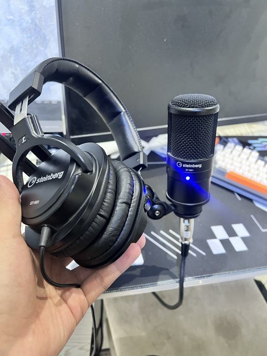 Микрофон, наушники и звуковой аппарат от Steinberg