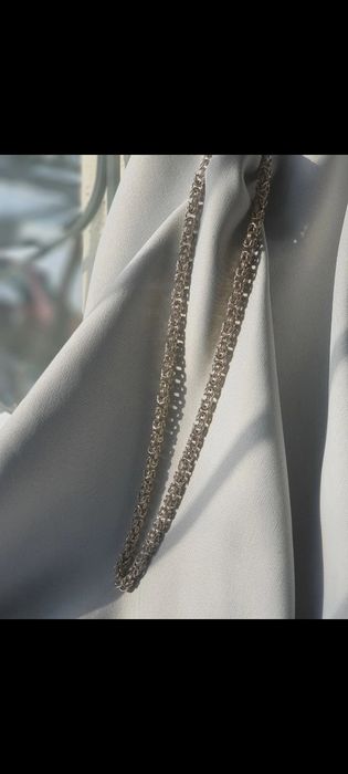 Серебряная цепь и браслет