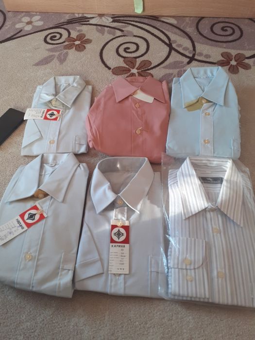 Ретро мъжки ризи,нови 5лв за брой