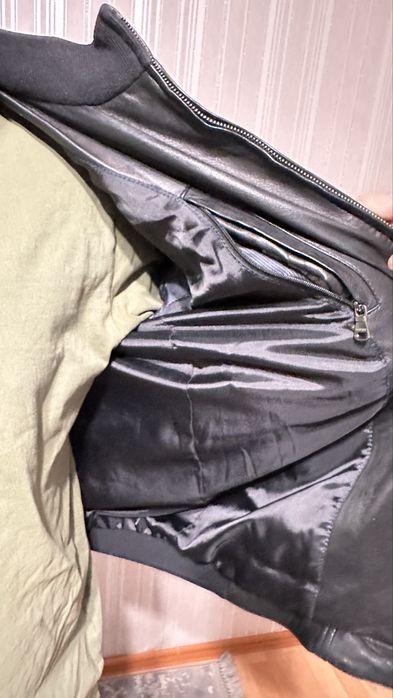 Оригинал boss кожаная куртка