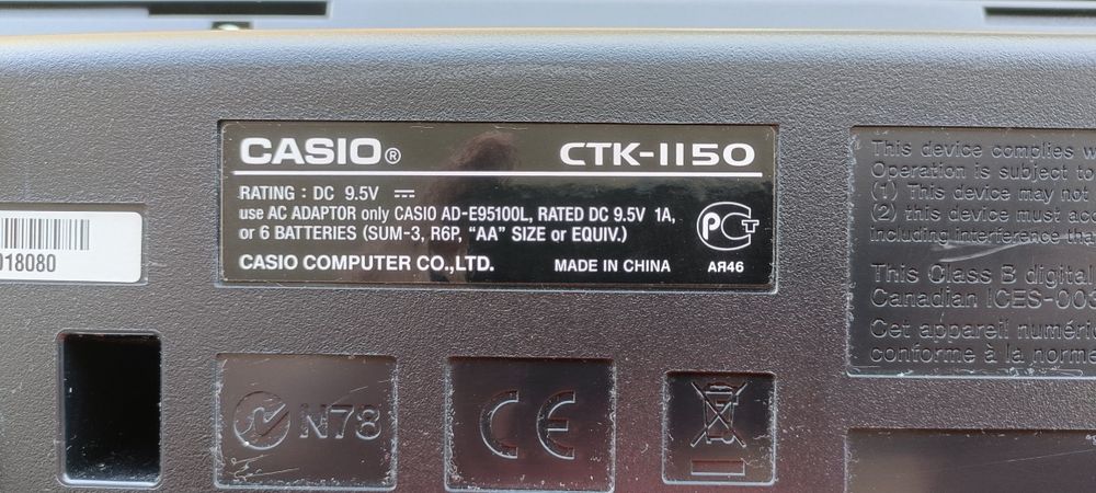 Orga electronică Casio CTK-1150