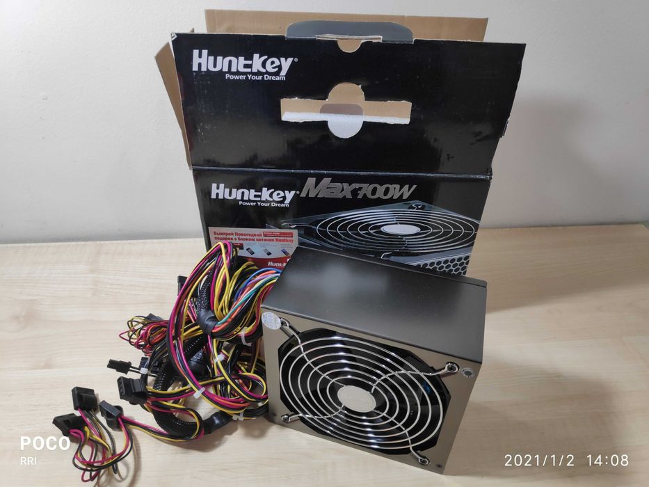 Блок питания Huntkey 700W (600W Номинал) HK700-52PP