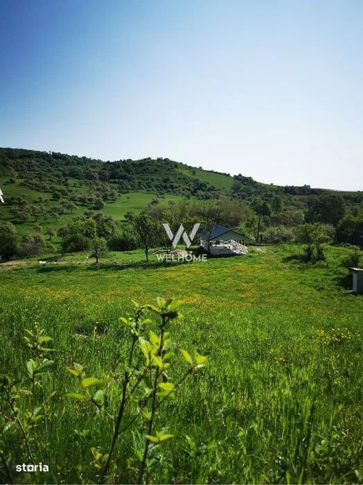 Teren cu cabane A-Frame și priveliște către Munții Făgăraș