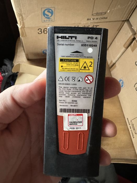 Telemetru laser hilti pd4