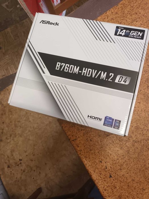 Продавам дънна платка ASROCK B760M-HDV M2 D4