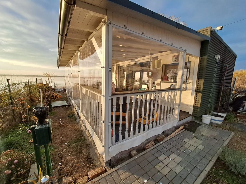 Folii terasa, rulouri terase, folie transparenta premium Cristal 0,8