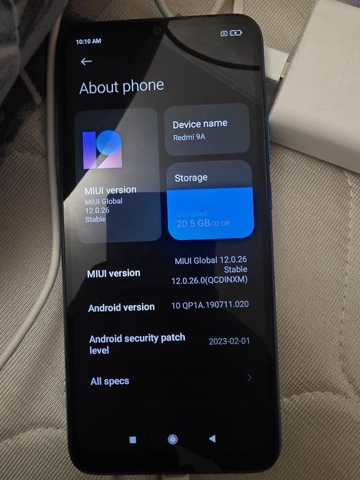 Redmi 9a phone..