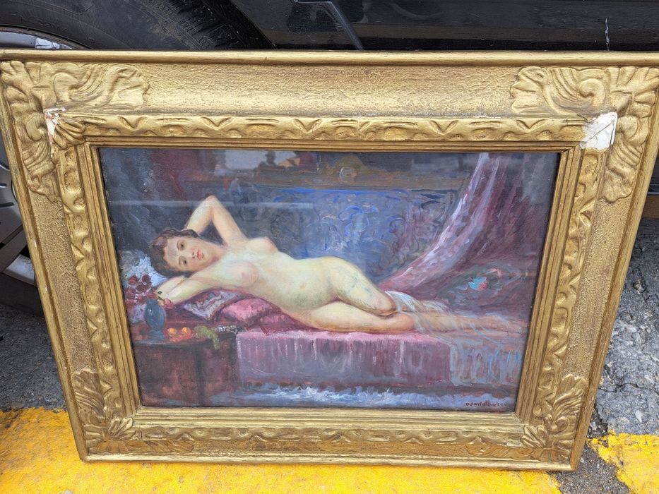 Pictura veche semnata