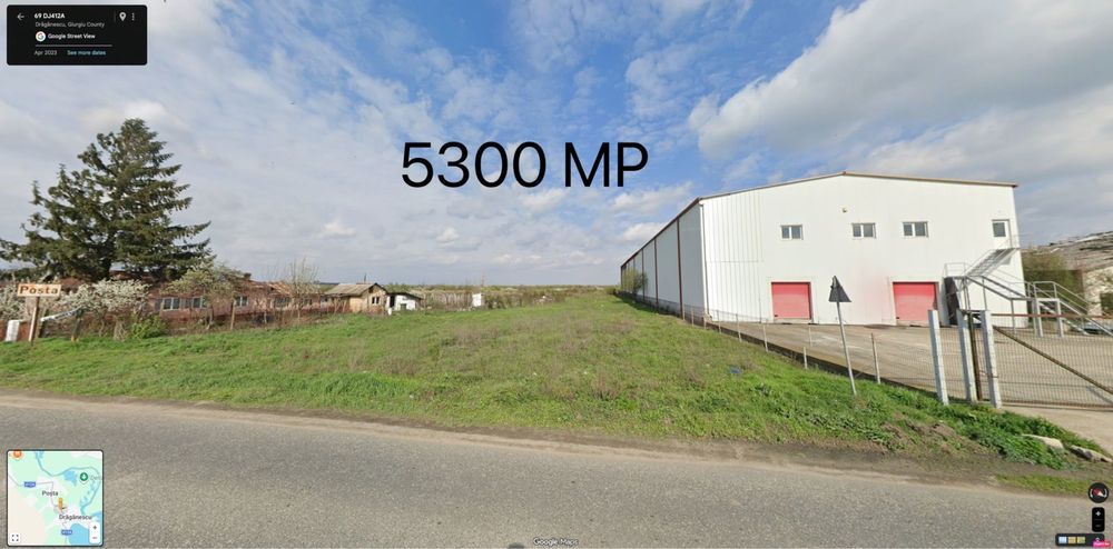 terenuri Giurgiu - Mihailesti | 7400, 5300 si 3500mp | acces din sosea