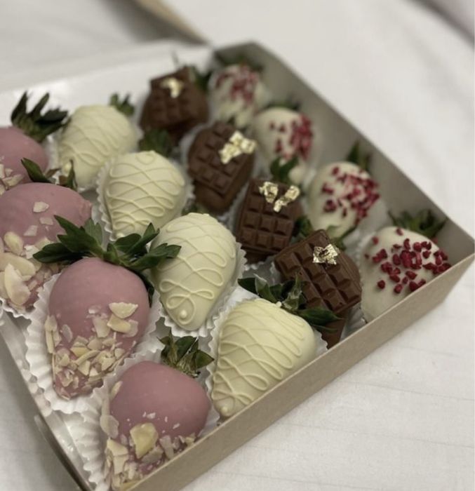 Обучение клубника в шоколаде