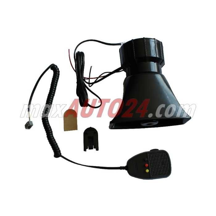 Сирена с микрофон 12V - JK529 тромба клаксон свирка мегафон