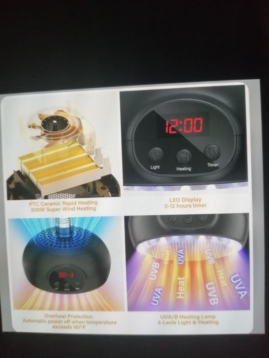 Нагревателна лампа за малки пилета