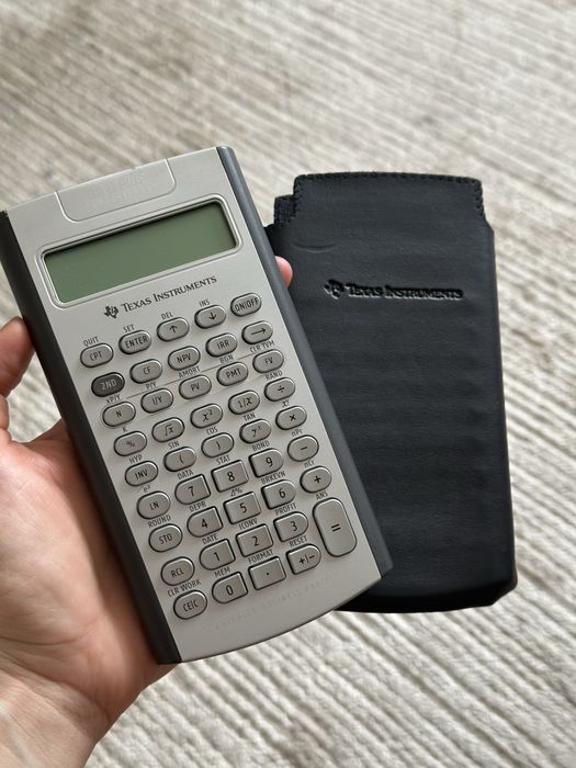 Финансовый калькулятор Texas Instruments