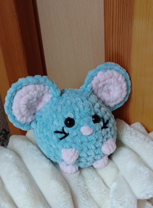 Плюшевый Мышонок ручной работы