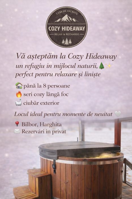 Casa de vacanta -Cozy Hideaway-Bilbor,Harghita