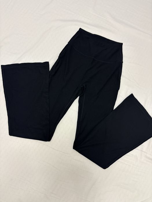 Colanți evazați Lululemon negri