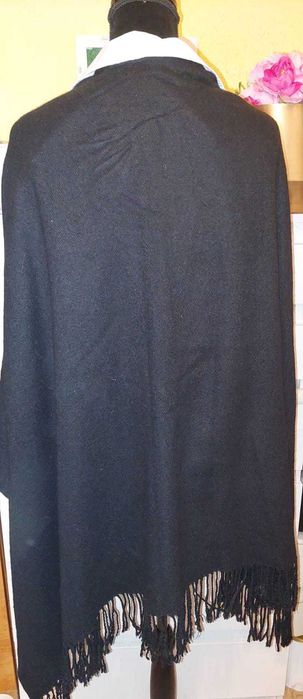 Capa / sal negru gros superb office calduros