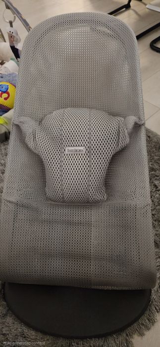 BabyBjörn Bliss бебешки шезлонг - Grey, Mesh