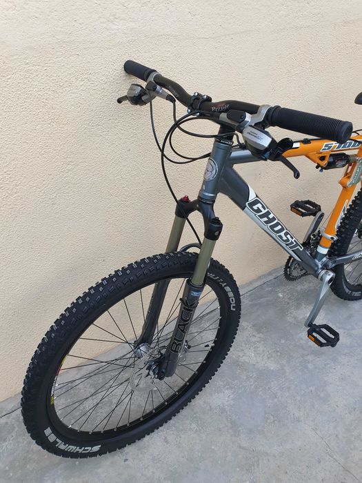 Bicicleta Ghost S100, full suspension pe aer