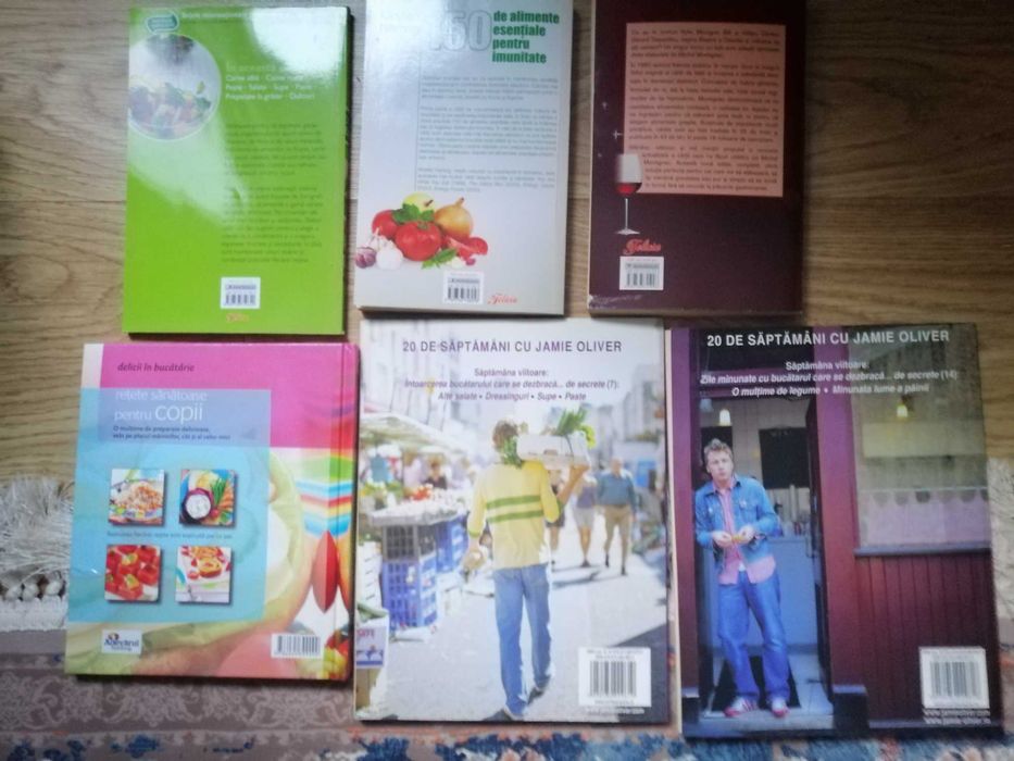 Jamie Oliver 2 carti (editate de Jurnalul National) nr 6 si 13