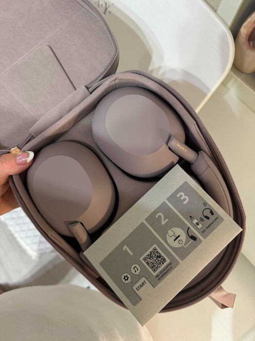 Casti SONY WH-1000XM5, Bluetooth, Over-Ear, Microfon, Noise Cancelling