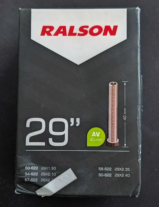 Вътрешна гума Ralson 29 x 1.9-2.40 40mm авто вентил