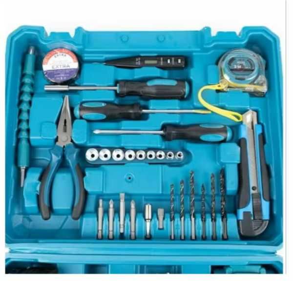 Самонарезна ударна бормашина , подарък 30 аксесоара куфар