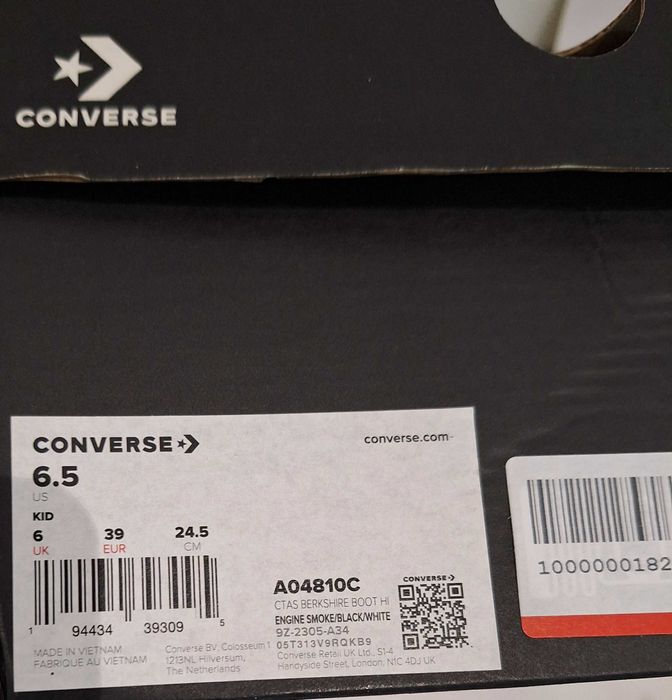 Спортни обувки кецове Converse
