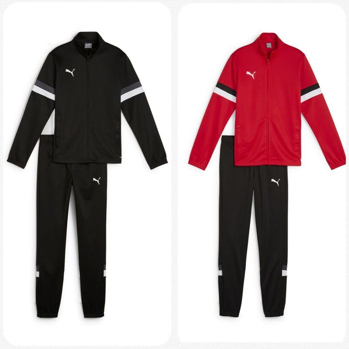 Puma анцуг/ футболен екип в червено и черно р-р 164 см.