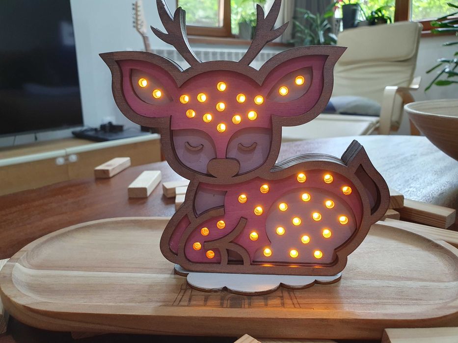 Цветна LED Лампа за Детска Стая - Сигурност и Спокойствие