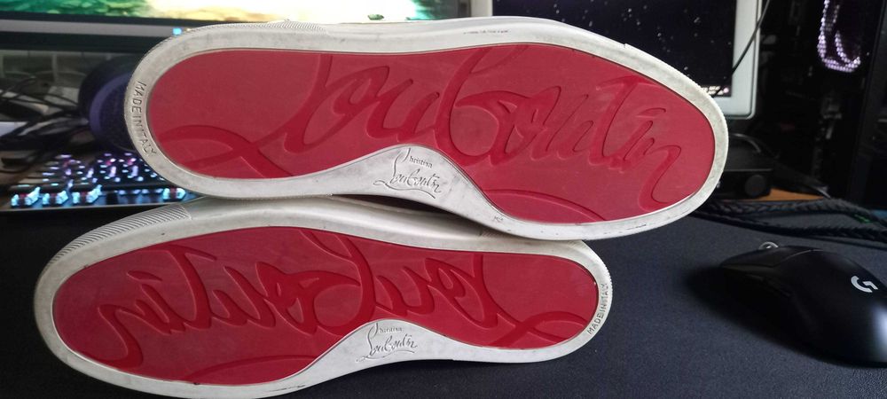 Christian Louboutin Louis Kraft High Top Trainers *ORIGINALI*