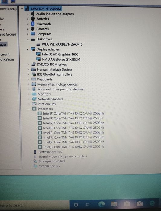 Laptop low gaming Asus F550J, i7-4710HQ, 8gb ram, Hdd 500gb, Nvidia GTX 850M