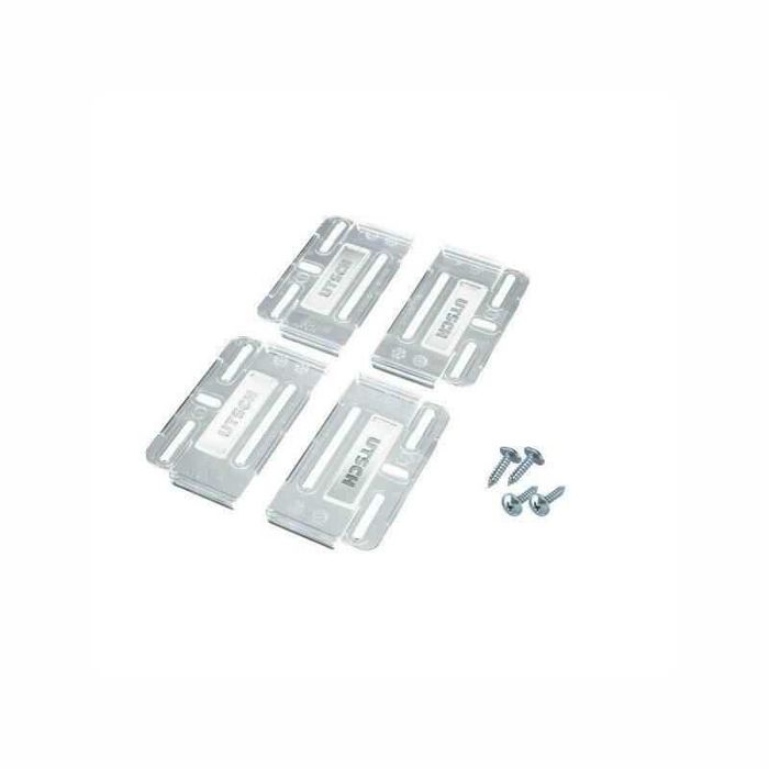 Suport numar inmatriculare TIGER SLIM 4buc./set transparent