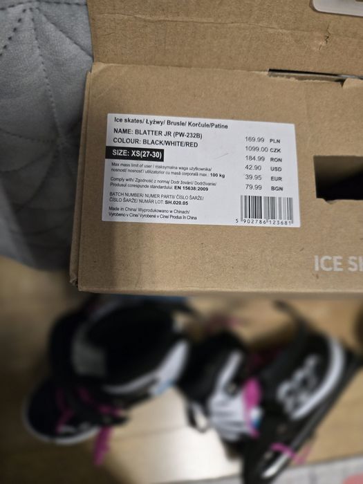 Patine gheata pt copii, mărime 31-34