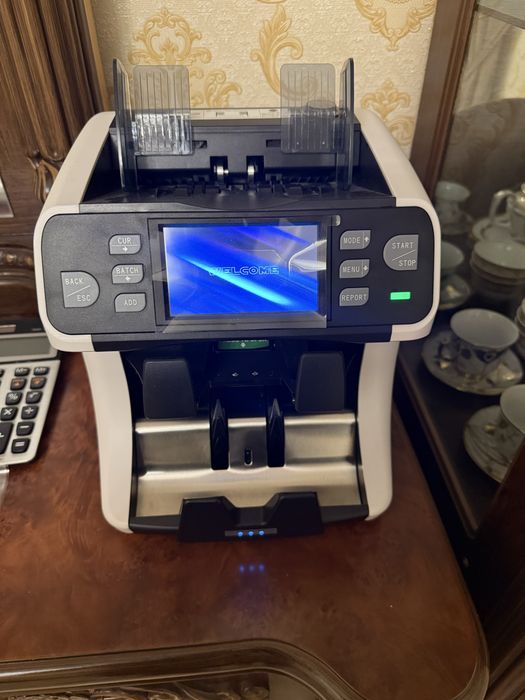 Сенсорный Пул санайдиган Машинка для счета денег сенсорным экраном