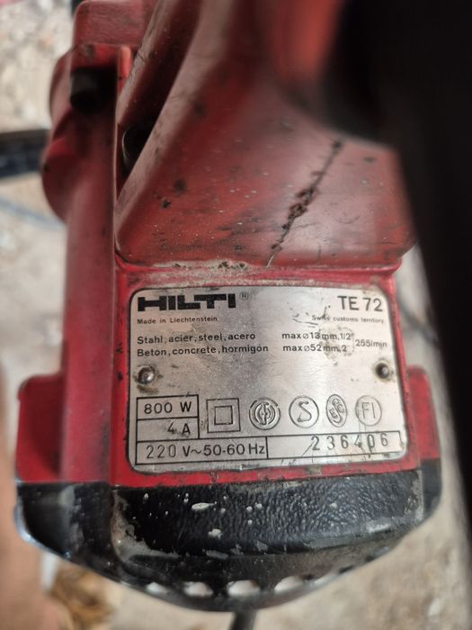 HILTI къртач/перфоратор TE 72 SDS MAX