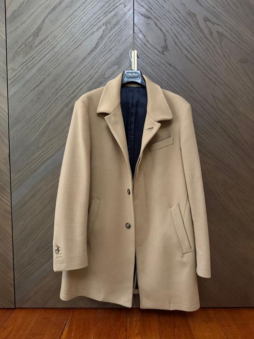 Мужское шерстяное пальто Massimo Dutti Оригинал