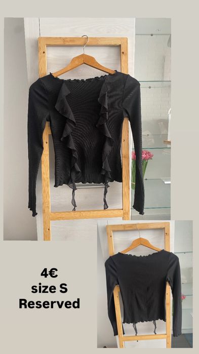 Черна блуза Reserved