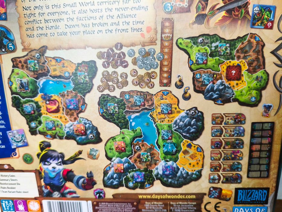 Настолна игра Small World of Warcraft (английско издание)