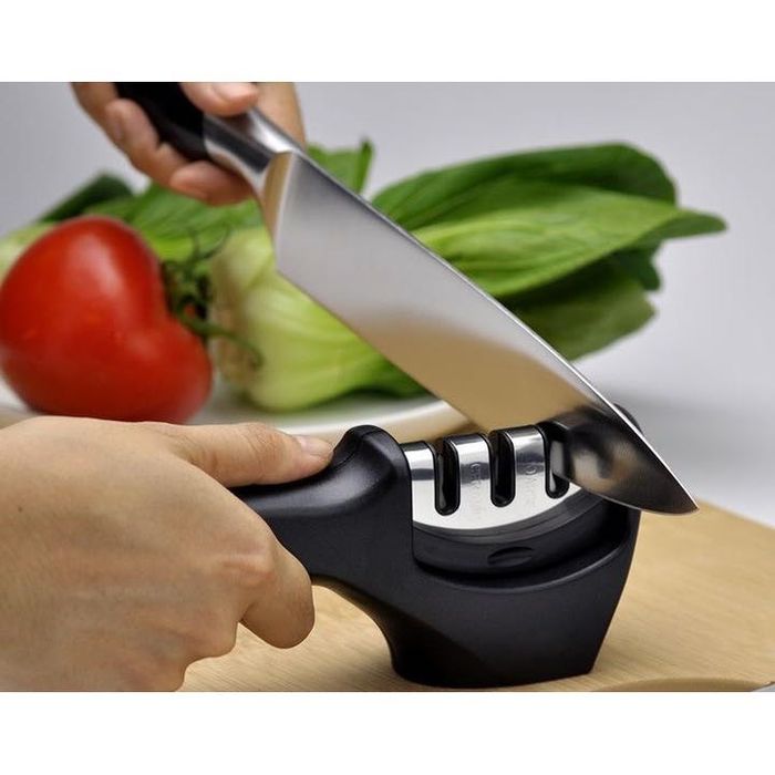 Керамично тристепенно точило за ножове и ножици