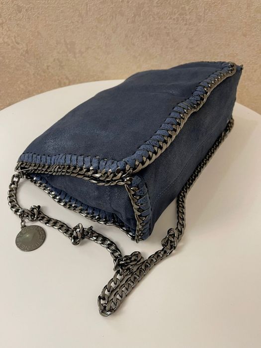 Geanta de material albastra