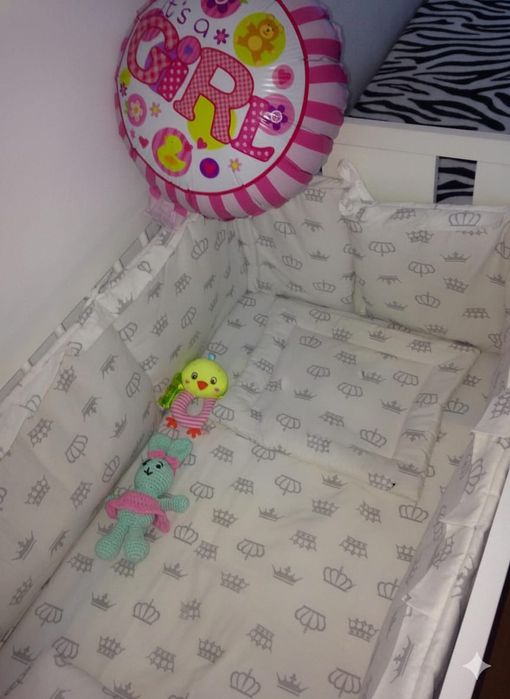 Pătut de bebeluși cu saltea cocos