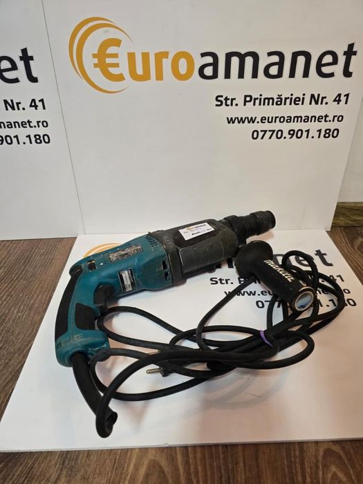 Ciocan rotopercutor Makita HR2470, 780W, 2.4J, 1100 RPM, mandrina -P-