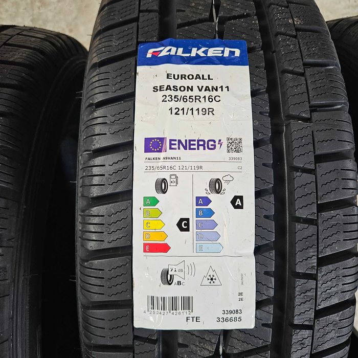 4 Нови бусови всесезонни гуми 235/65R16C Falken EuroAllSeason VAN11 121R DOT3025
