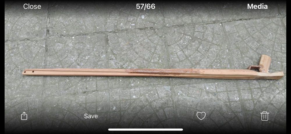 Дървен харпун махагон заготовка