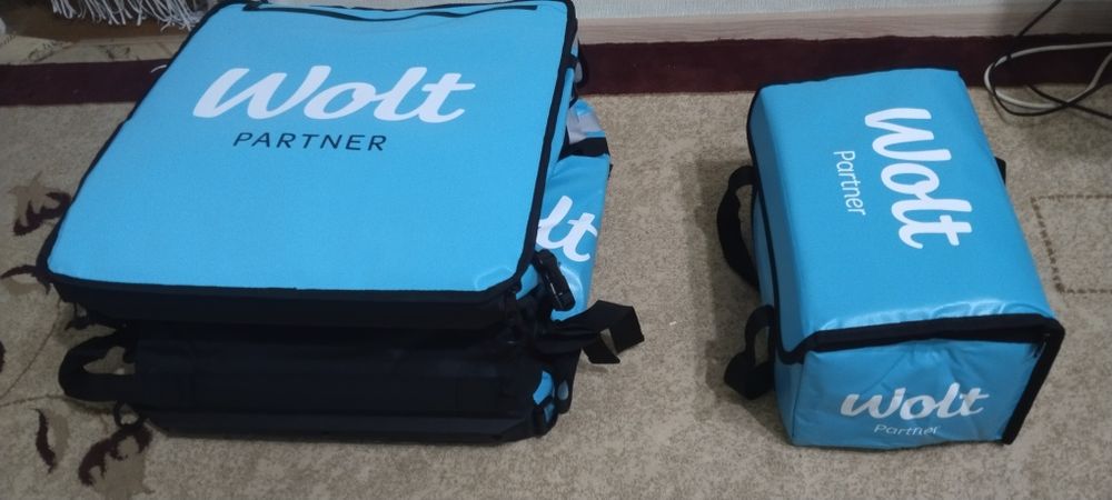 Термосумка Wolt Вольт для доставки