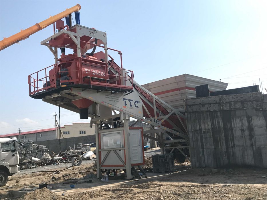 Бетонные заводы, бетоносмесительные заводы, Миксер