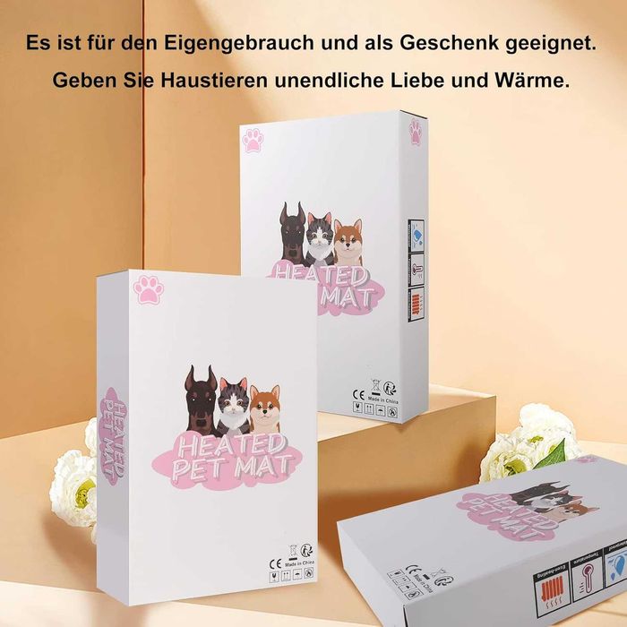 Постелка за домашни любимци хипоалергична 100% полиестер